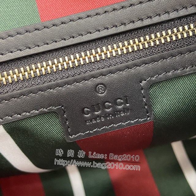 Gucci專櫃古馳最新款購物袋GG圖案條紋織大號肩背包 jh1986型號：815216